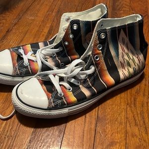 Converse All Star Size 10 Western, Mexican Design